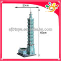 Beautiful 3D Paper Jigsaw Puzzle DIY Toys Architecture Model Taipei 101 Building Puzzle